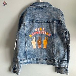 Barbie Girl Revolution Denim Jacket Size Youth S/M